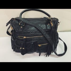 SALE🎉 Black Leather Hobo Bag